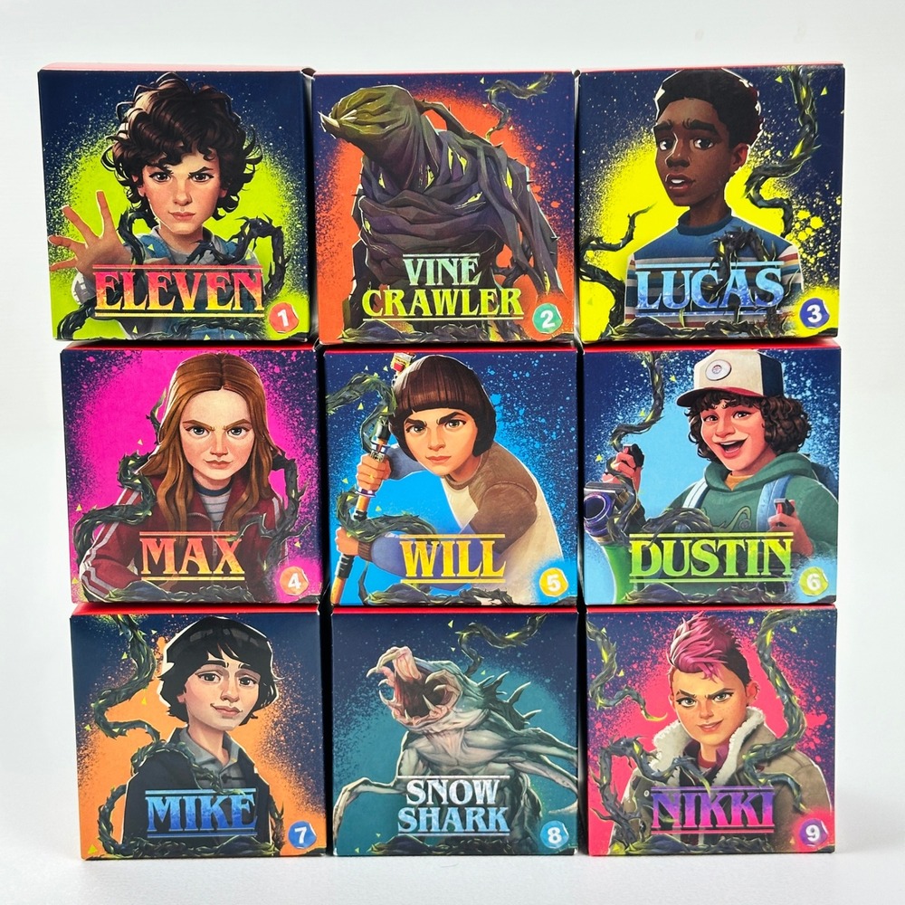 McDonalds Stranger Things Tales from 85 Happy Meal Toys Set 1-10 Activity Book